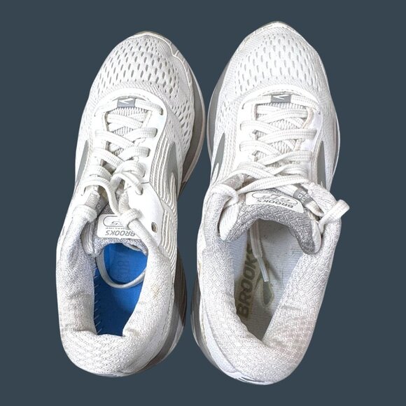 Brooks Adrenaline GTS 19 Shoes Womens 7 WIDE Running Sneakers Athletic White SEE - Picture 15 of 15